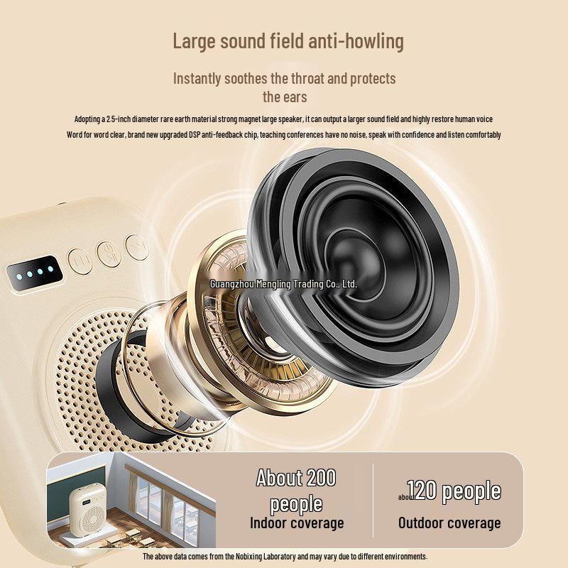 Little Bee Bluetooth Megaphone & PA System for Teachers and Tour Guides