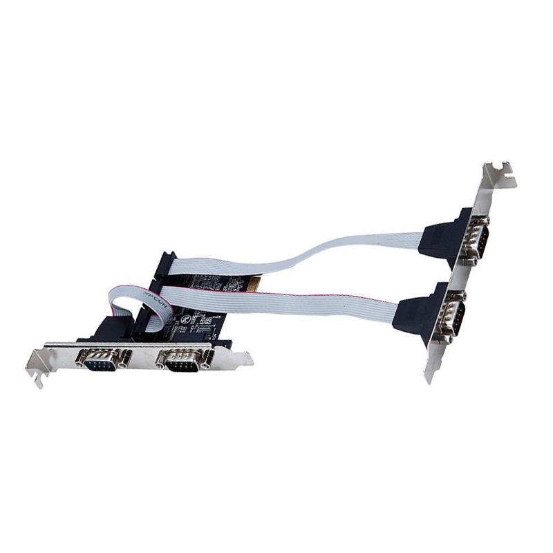Expansion Serial Card PCI-E to RS232 serial card+parallel card PCI-E Riser Card PCI-E Expansion Card for Desktop AX99100 chip PCIE to Serial Port