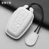 Genuine Leather Auto Smart Key Fob Cover Case Housing Fit For Toyota Prius Camry Corolla Chr C-Hr Rav4 Land Cruiser Prado 2 3 4 Button Auto