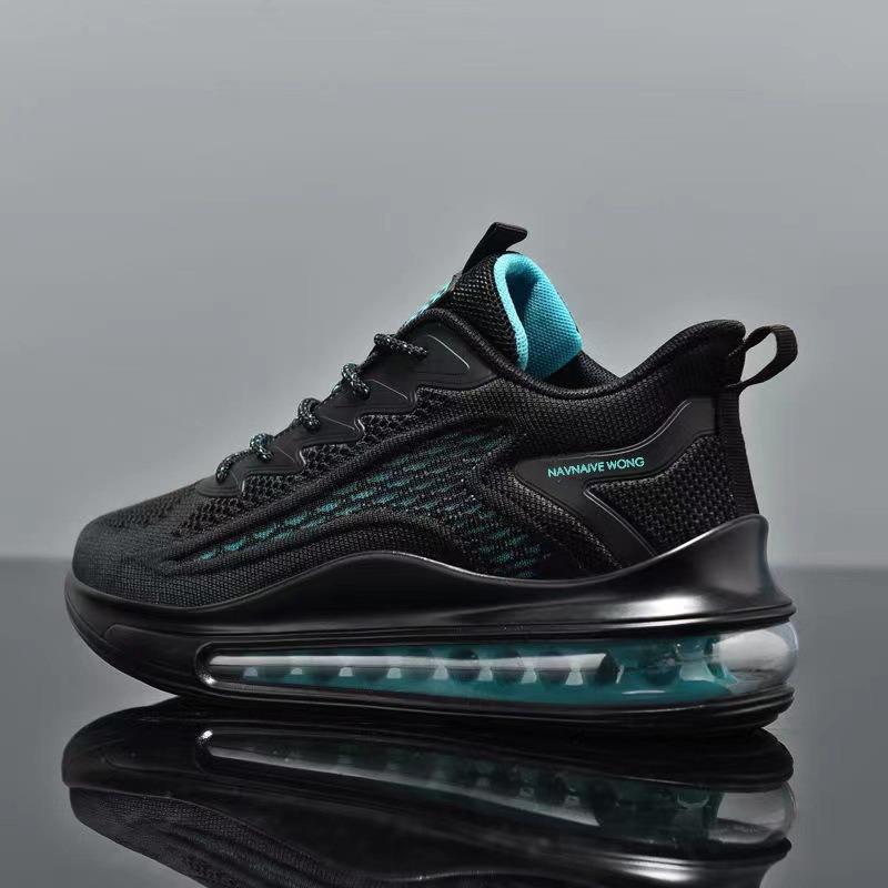 Men's shoes running shoes air cushion men's spring and autumn new trend breathable soft sole men's casual sports shoes