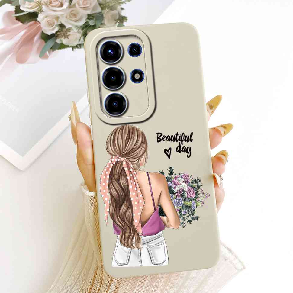 

Чехол для Itel S26 Ultra Цветочный Силиконовый Мягкий Корпус Новый Ударопрочный Задняя Крышка для Itel S26 Ultra / Super 26 Ultra / S688LN Чехол Itel S26 Ultra