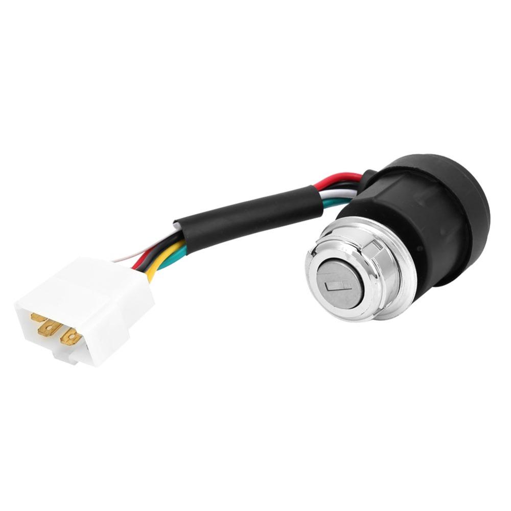 1Pcs 5 Wires Diesel Engine Tiller Key Switch Tiller Start Switch for 178F 186F Diesel Engine Tiller