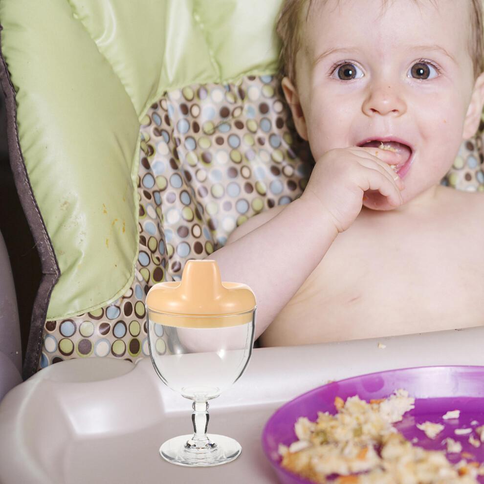 2 Stück Babybecher Kelchform Sicherheit Sturzsicher Kleinkinder Essenszeit