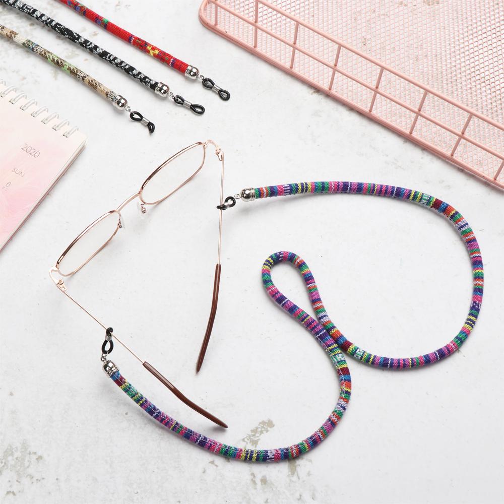 Colorful Acrylic Beads Glasses Chain Reading Glasses Cord Holder Anti-lost Rope Vintage Neck Strap Rope for Eyewear Accessories