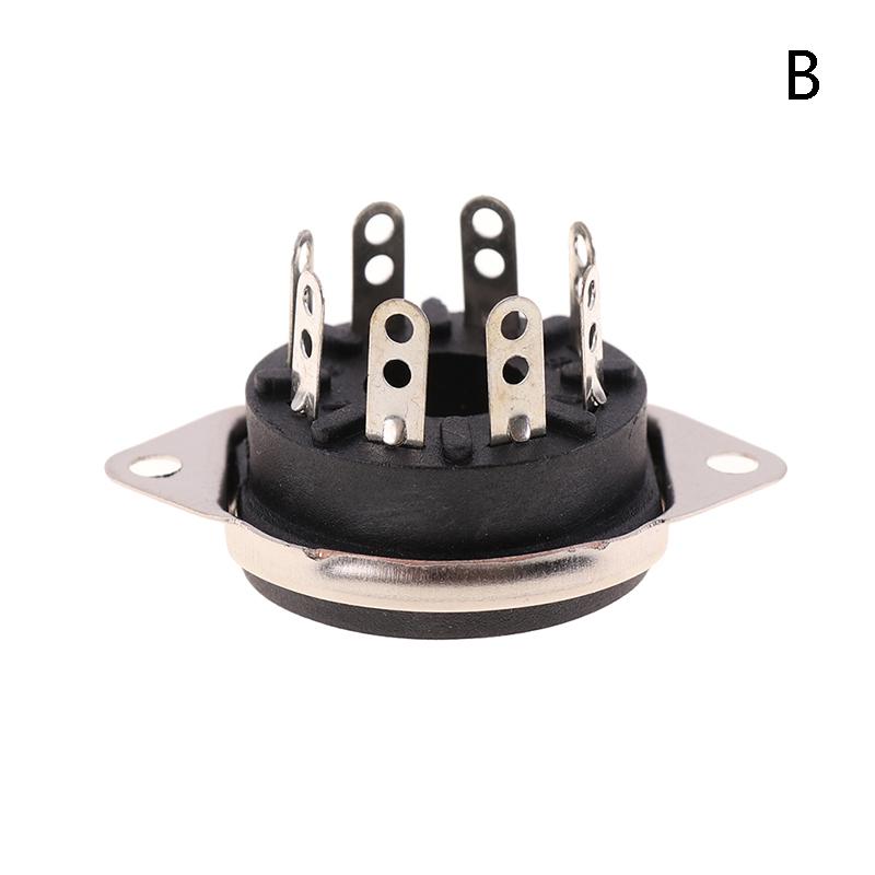 

Панелька 8-контактная бакелитовая для лампы 6550B 6Ca7 El34 6L6 Kt88 для винтажного усилителя DIY серебряный