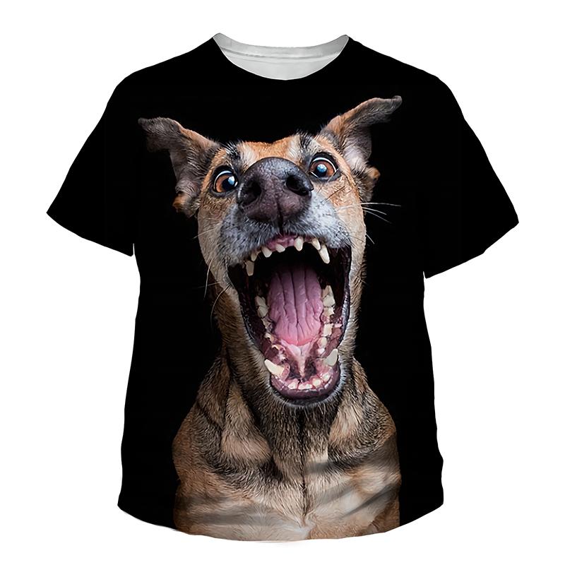 T-Shirt 3D Printed Poodle Dog Animal Low Poly Design Casual Tees T-Shirt 3D Printed Poodle Dog Animal Low Poly Design Casual Tees