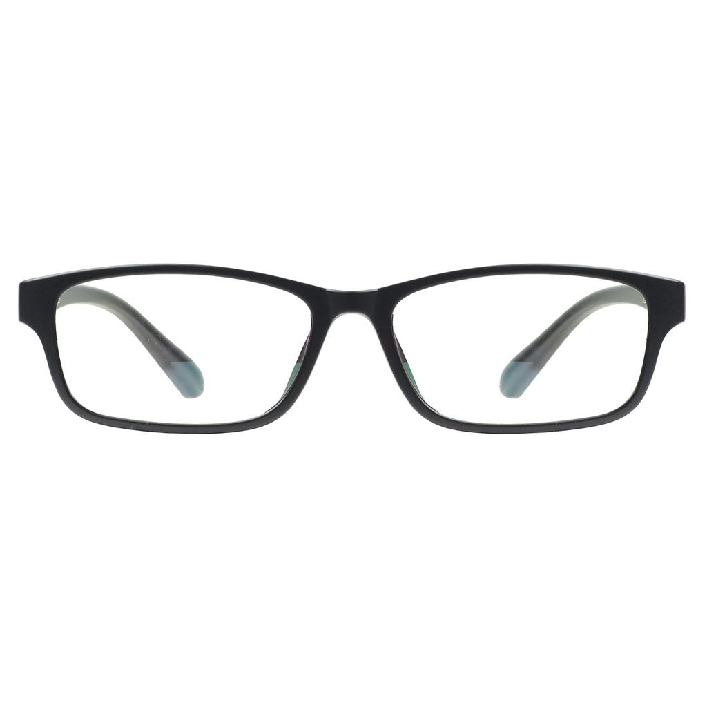TR90 Men Light Rectangular Plastic Eyewear Black Spectacles Stylish Square Eyeglasses Frame For Multifocal Prescription Lenses