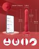 LOVENSE Gravity Dildo Piston Vibrator Rechargeable Remote Control Stretchable Vibration Vibrator App Control Vibrating Dildo for Clitoris G Spot Anal