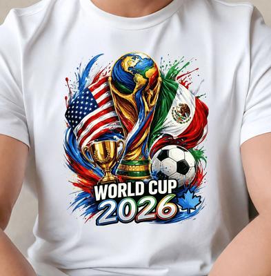 Weltmeisterschaft 2026 T-Shirt USA Kanada Mexiko Fußball Fan T-Shirt