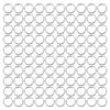 A84E-100Pcs Loose Leaf Binder Rings Key Rings Book Rings Binder Rings For Scrapbook/Album/Craft