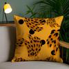 Art Abstract Illustration Cushion Cover Soft Short Plush Double-Sided Printing Home Decor Machine Washable Pillow Case Gift