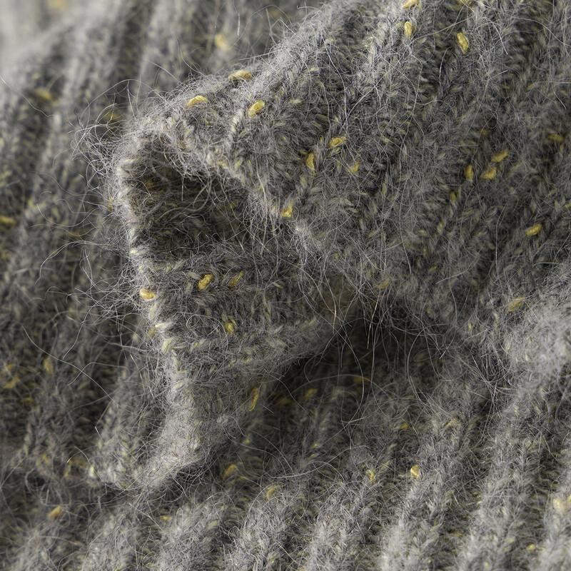 Broadcast Women's Irregular Knit V-Neck Sweater