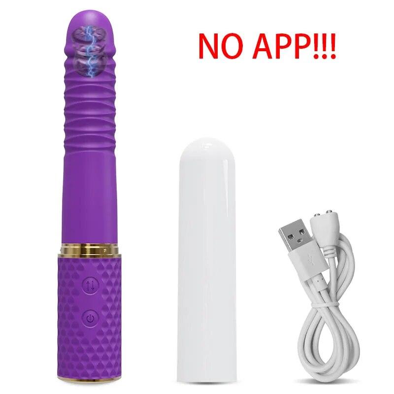 Sex Machine Telescopic Dildo Vibrator Automatic Up Down Massager G Spot Thrusting Retractable Vaginal Toy Female Masturbation