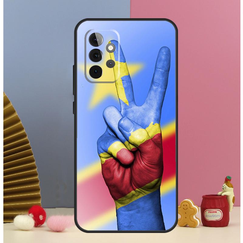 Demokratische Republik Kongo Flagge Hülle Für Samsung Galaxy A13 A33 A53 A26 A16 A36 A56 A15 A35 A55 A14 A34 A54 A12 A32 A52 A17