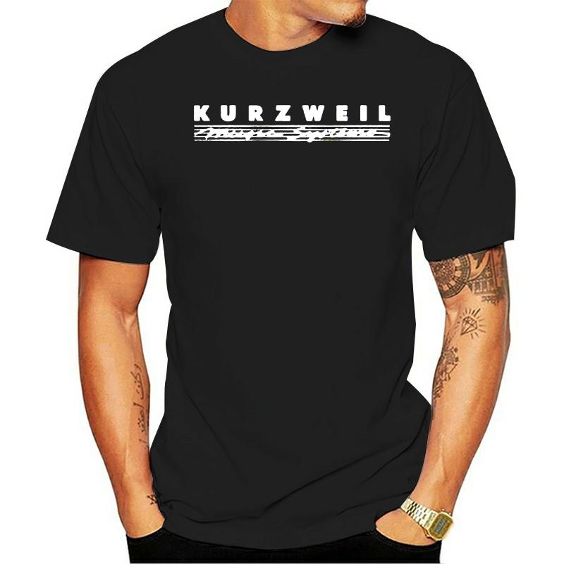 Kurzweil Music Systems Logo T shirt Summer Fashion Funny Printing Casual 100%Cotton Men's T Shirt