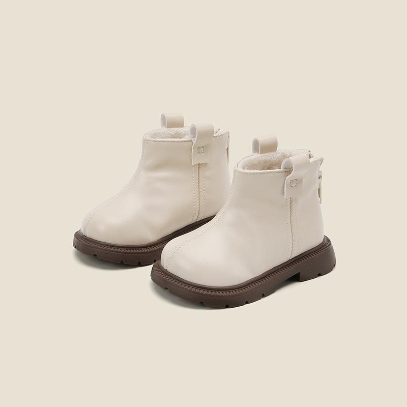 Dr. Martens Infant Cotton Boots: Warm Winter Walking Shoes for Boys & Girls, Korean Style Snow Boots