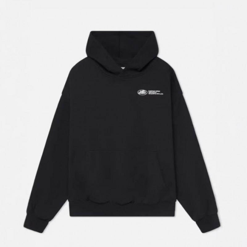 Unisex Oversized Hooded Sweatshirt With Bold Letter Print Streetwear Casual Long Sleeve Top