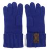 Excellent LOUIS VUITTON gloves LV medallion maille glove blue wool Women S Used