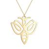 Kinitial Stainless Steel Mexico Zia Sun Symbol Pendant Neckalce For Women Men Scale Of Justice Bicycle Bike Jewelry Gift