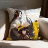 Mo Dao Zu Shi Pillow Case Print Polyester Fiber 40X40 Cm Home Sofa Throw Cushion Cover Decoration