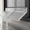 1 STuks Waterdichte Afdichtingsstrip Raam Waterblokkerende Bar Zelfklevend Onder Tochtstopper Balkon Waterafwijzer Transparant