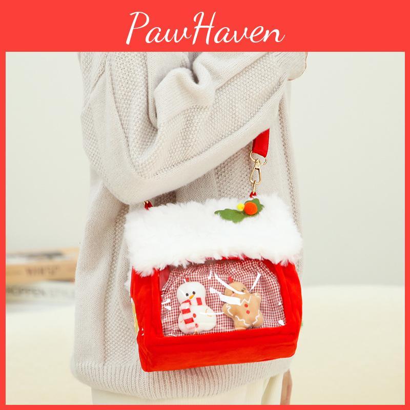Christmas Bag Plush Toy Cartoon Girl Child Bedroom Decoration Bag Messenger