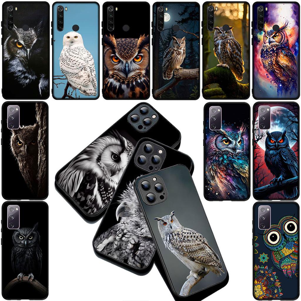 Vogel Eule Cartoon Silikonhülle für Xiaomi Poco C75 C65 C85 X7 X6 M8 F7 F8 Ultra F6 Pro 5G Mi Coque Handyhülle