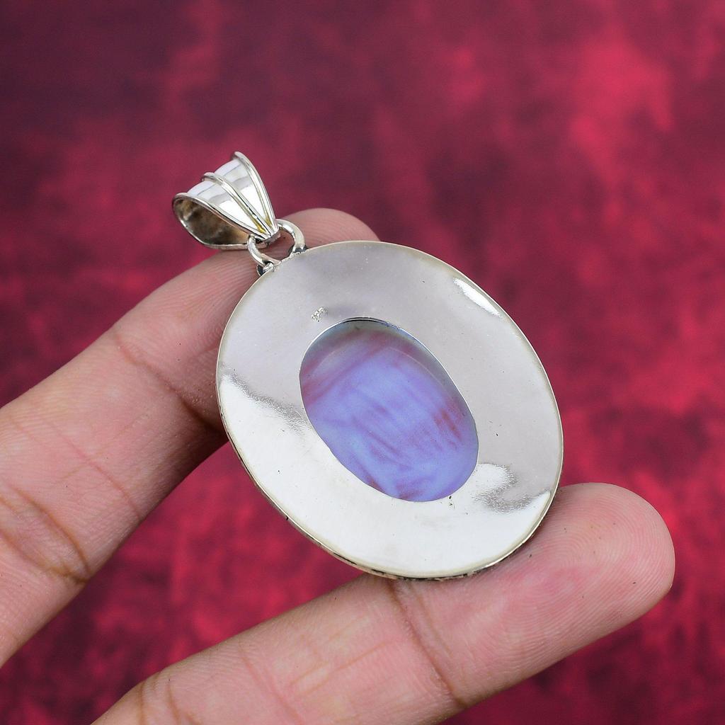 Rainbow Opal Jewelry, 925 Solid Sterling Silver Jewelry, Handmade Pendant, Lovely Gemstone Jewelry For Her