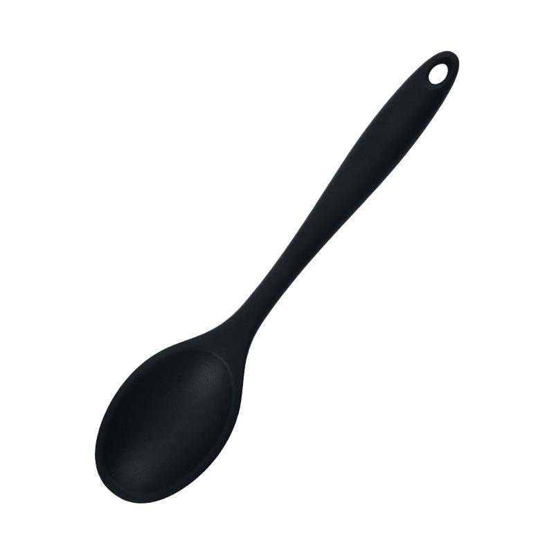 Silicone Non-stick Kitchen Baking Utensils Set: High-Temperature Brush, Scraper, Ladle, Slotted Spoon