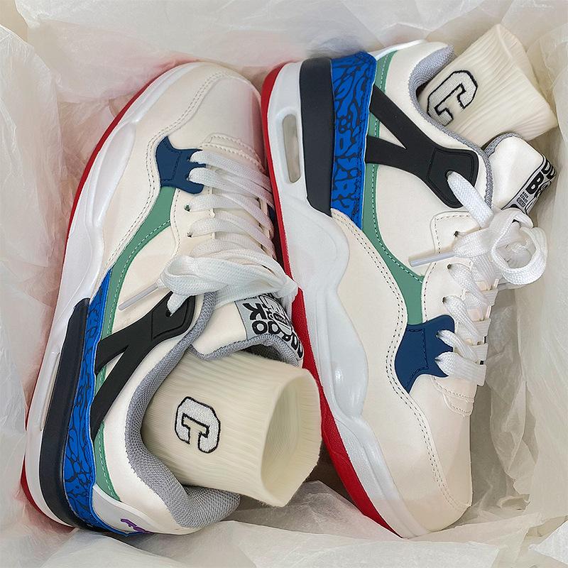 22 new couple casual air cushion retro board shoes Harajuku student sneakers summer 35