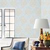 1 Roll 20.87 * 393.7in Non-Self-Adhesive European Flower Wallpaper | Non-woven, Eco-friendly, Moisture-proof & Lightweight