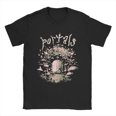 Mushroom Door Melanie Martinez T-Shirt Men Novelty 100% Cotton Tee Shirt Crewneck Short Sleeve T Shirt Graphic Printed Clothes