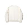 Li Ning Reignite Series Solid Color Loose Fit Crew Neck Sweatshirt Women Sweatshirt Off-White AWDU354-1