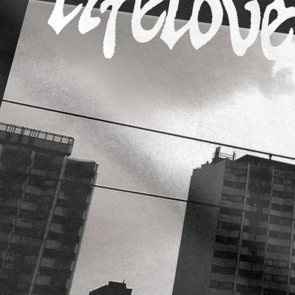 Men Lifelover Black Metal Depressive Rock T Shirts Pure Cotton Tops Vintage Short Sleeve Crewneck Tee Shirt Gift Idea T-Shirt