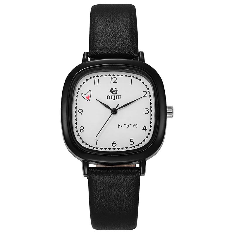 Cute Square Watch for Girls: Waterproof, College Style, Mori-Inspired Design