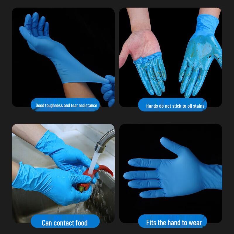 INTCO Disposable Nitrile Industrial Gloves