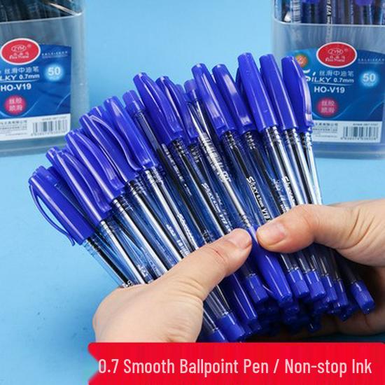 Enjoy free shipping on orders over 100. Ziyouma HO-V19, a smooth 0.7mm medium-oil ballpoint pen. Perfect for office and student use. Pack of 50.