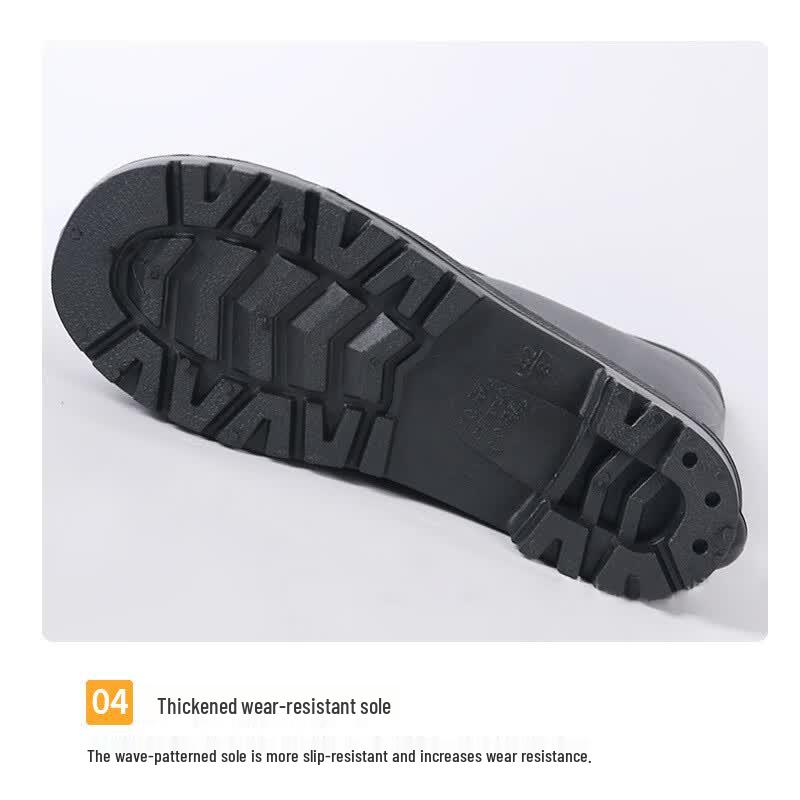 Xionglu High-Top Steel Toe Safety Rain Boots