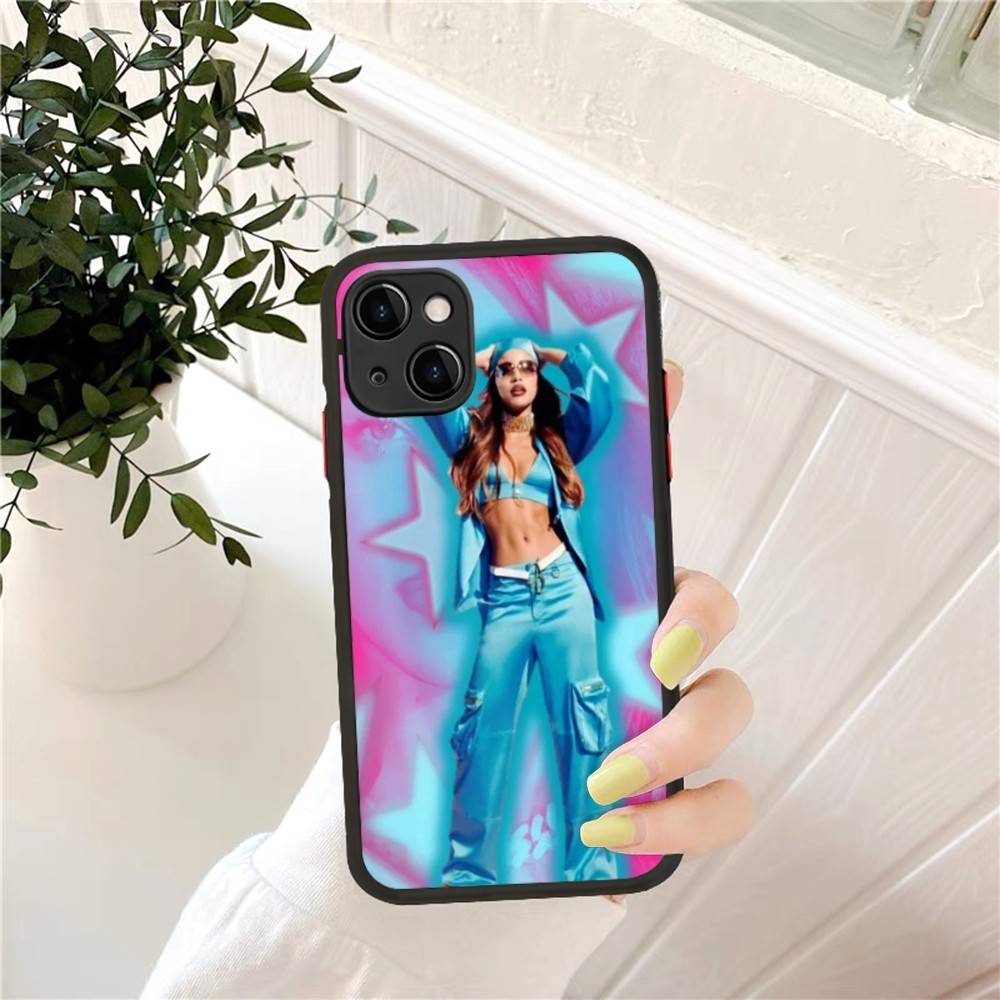 Emilia Mernes Mp3 Phone Case for iPhone 14 11 12 13 Mini Pro Max 8 7 Plus X XR XS MAX Translucent Matte Cover
