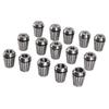 15Pcs ER25 Chuck Set High Speed Steel Spring Collets with Wrench CNC Milling Machine Parts