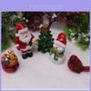 Christmas Resin Decor With Santa And Snowman Figures For Holiday Home Decor And Gift Giving
