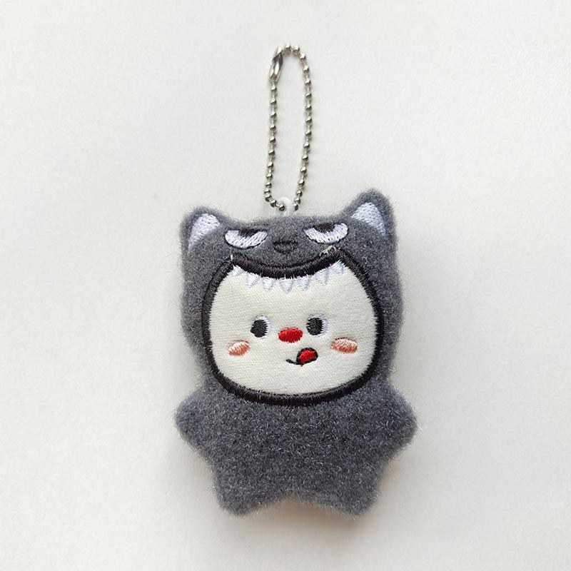 Cartoon Cute Little Red Riding And Big Wolf Theme Plush Doll Pendant Backpack Hangings Decoration Gifts