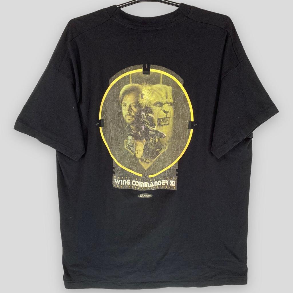 Vintage 90er Wing Commander 3 Science-Fiction Weltraumkampf Gaming T-Shirt Sammlerstück Sony Playstation Videospiel T-Shirt Einzelnaht XLarge