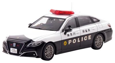 Hiko Seven Scale Toyota Crown Hybrid 2023 Kanagawa Prefectural Police Expressway Traffic Police Vehicle Finished Product H7432307 RAI'S 1/43 (AZSH21)