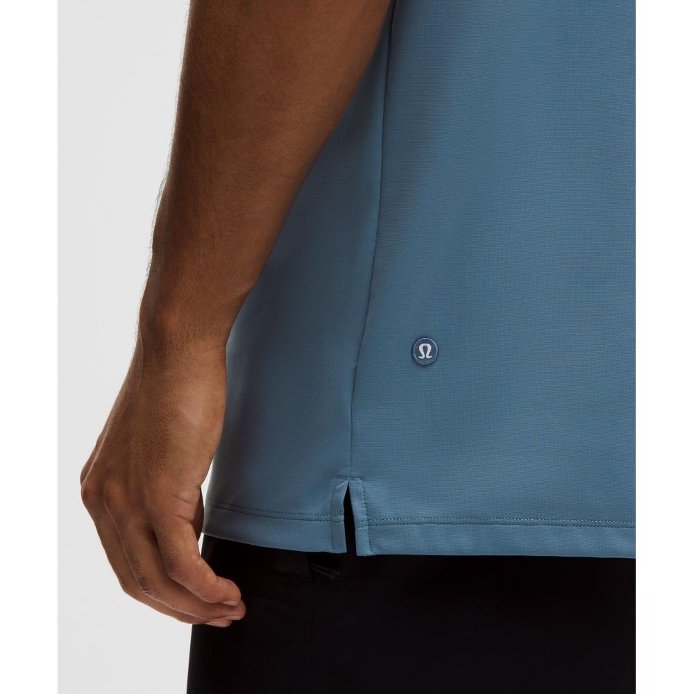 Lululemon Men S Showzero  claSSic Fit Polo Shirt Steel Blue