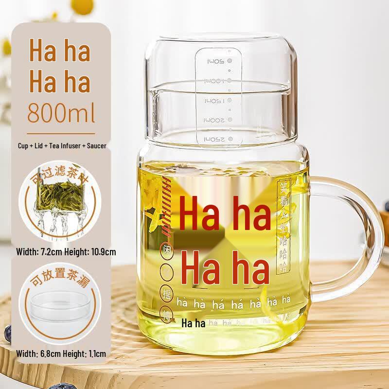 800ml High Borosilicate Glass Tea Infuser Bottle