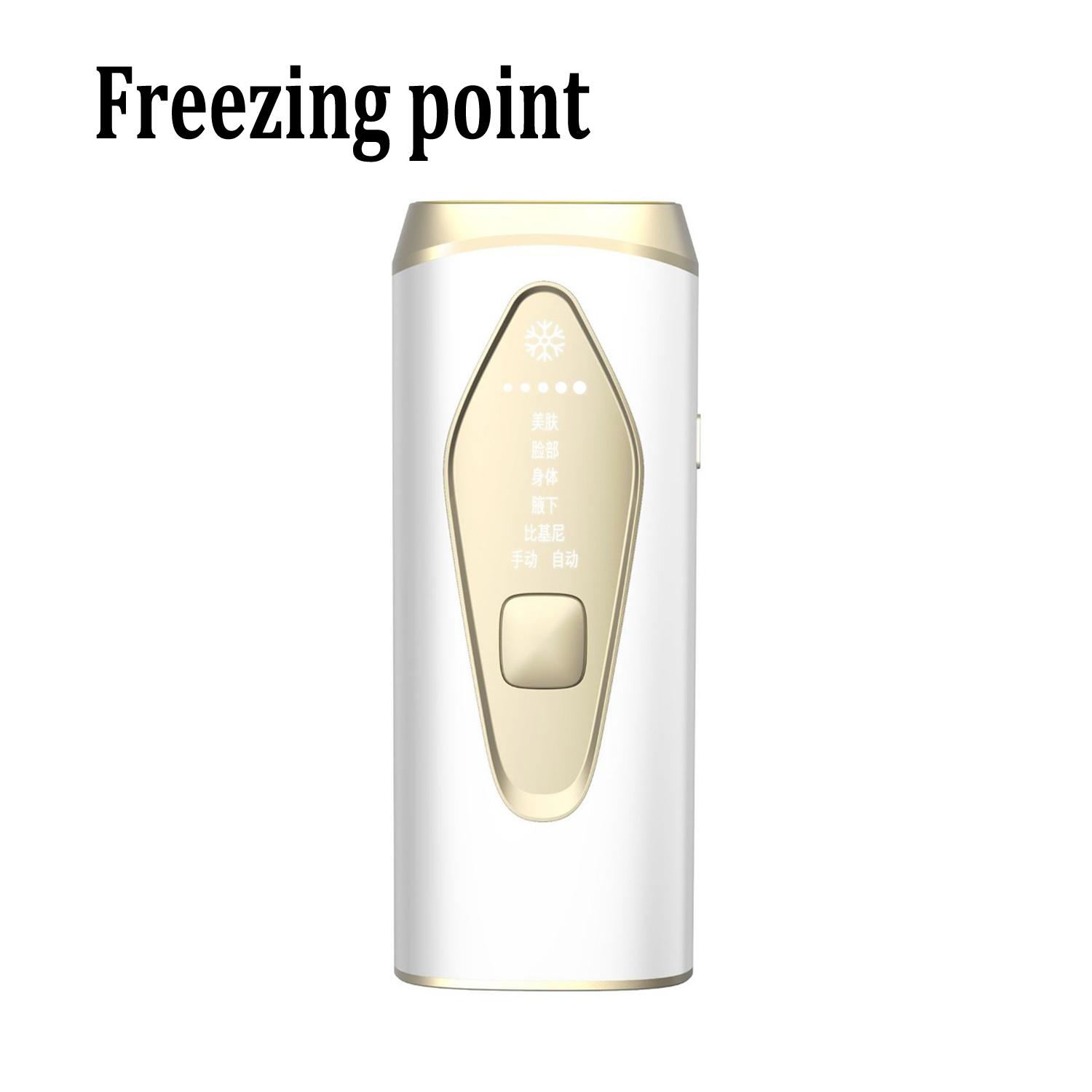 

Портативный безболезненный инструмент для лазерной эпиляции точки замерзания, постоянный лазерный эпилятор B-EU Plug белый