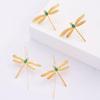 Fashion Dragonfly Stud Earrings For Women Unique Animal Ear Jewelry