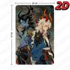 Iron Art Demon Wall Decor Metal Hanging Dark Fantasy Anime Horned Print Durable Home