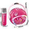 Bluetooth Wireless Karaoke Microphone with Integrated Speaker for Home and Kids
